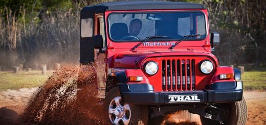 front view of the mahindra thar for sale