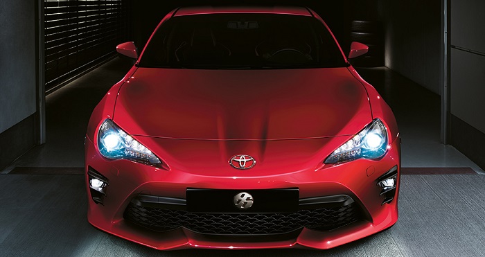 the toyota 86 front view