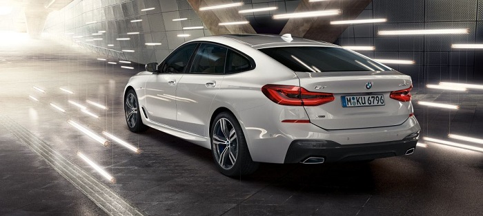 the rear view of the 6 series gt