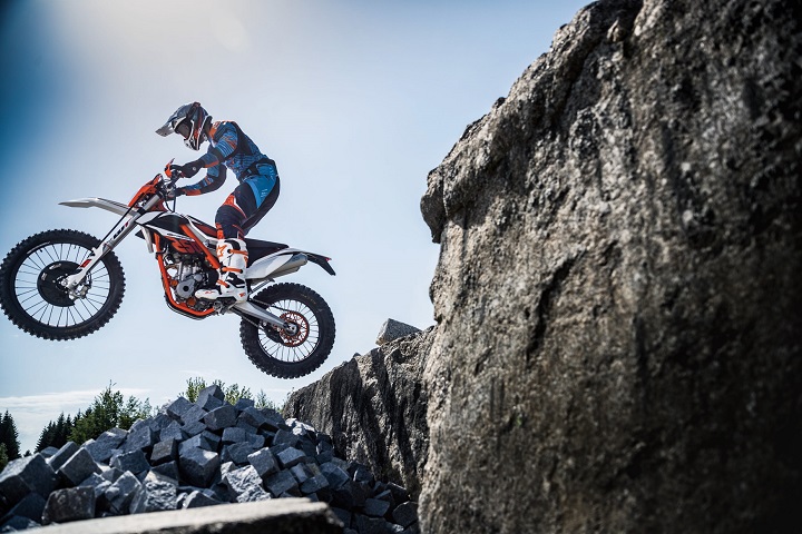 The KTM Freeride delivers a dynamic performance